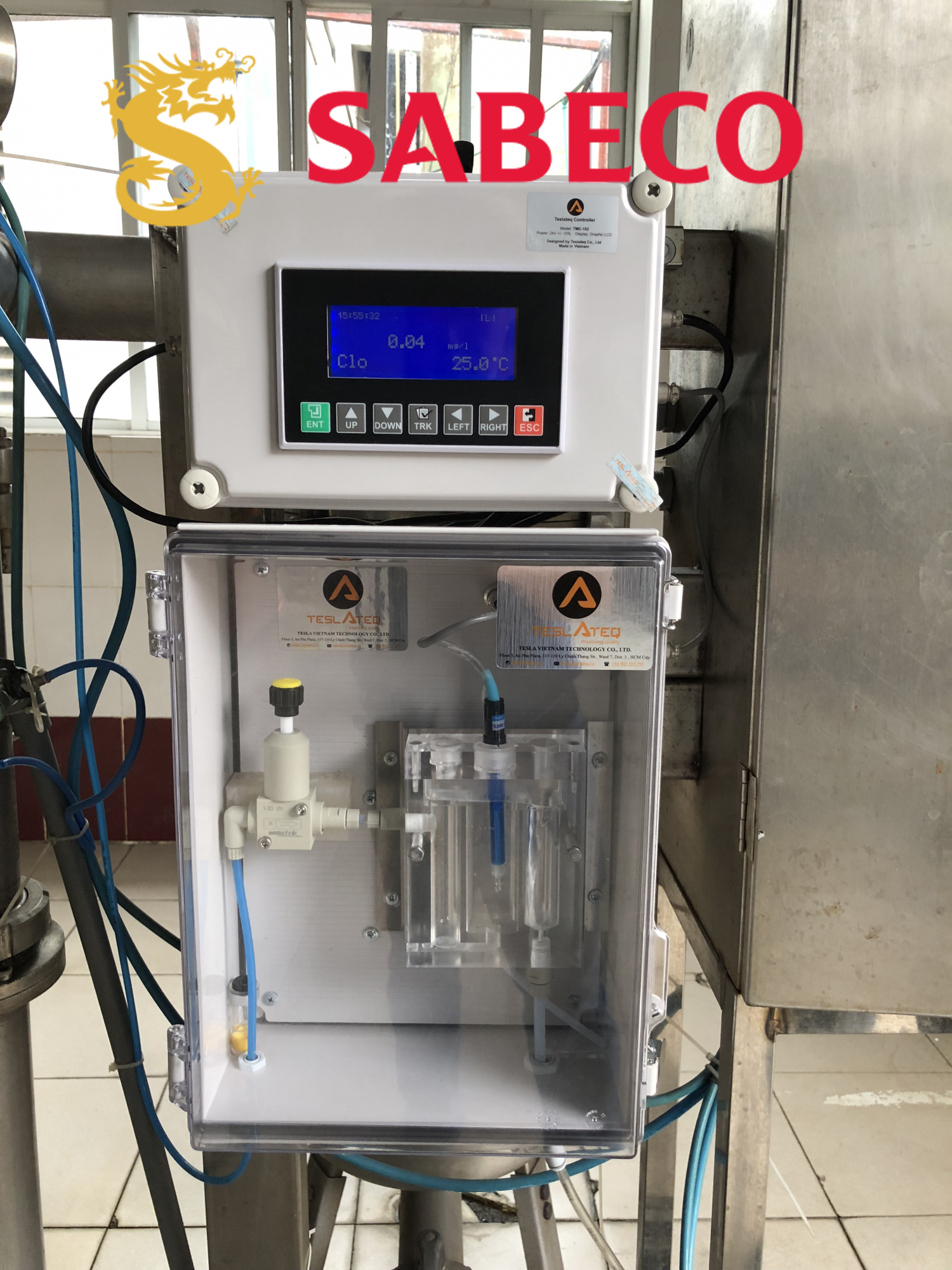 THIẾT BỊ ĐO CLO DƯ - NHÀ MÁY BIA SÀI GÒN - HÀ NỘI