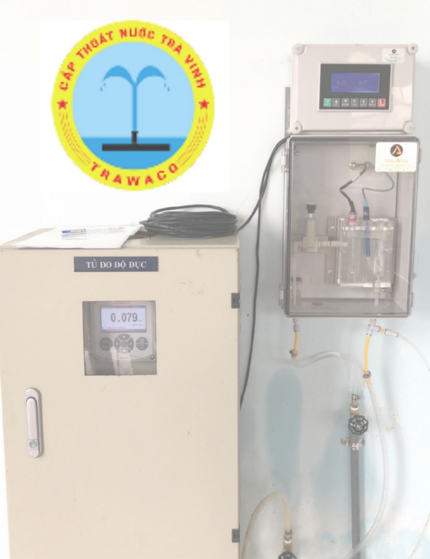 Huy Phong Project - Install the Free Chlorine and pH Analyzer at Duyen Hai water supply plant