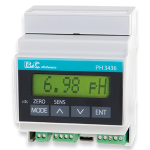 PH 3436 pH/ORP microprocessor transmitter, 4-20 mA - RS485 - Modbus